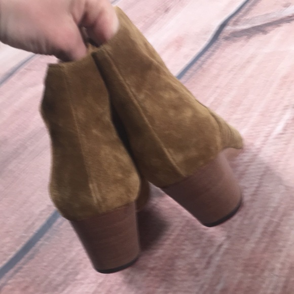 Isabel Marant Dicker Suede Ankle Boots in Tan - Picture 6 of 11